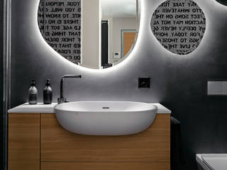 Tra vigne e castelli, MD Creative Lab - Architettura & Design MD Creative Lab - Architettura & Design BathroomMirrors