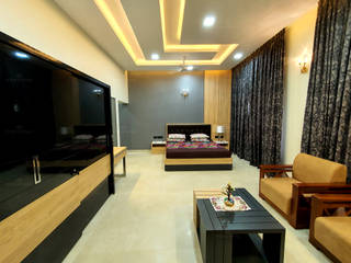 Best Interior designs in Kerala — Monnaie Architects & Interiors, Monnaie Interiors Pvt Ltd Monnaie Interiors Pvt Ltd 小さな寝室