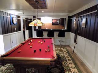 1935 Colonial Game Room & Bar, Tonic Interiors Tonic Interiors Classic style living room Wood Wood effect