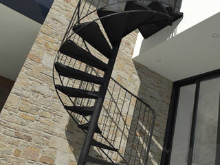 Scala a chiocciola Mod. Classic CFZV, Italian Fashion Stairs Italian Fashion Stairs Treppe