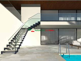 Scala a giorno Mod.Logica V-T-E-Glass, Italian Fashion Stairs Italian Fashion Stairs Stairs