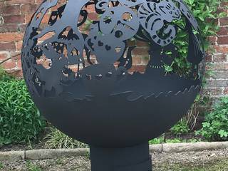 Alice in Wonderland Spherical Fire Pit, Logi Engineering Limited Logi Engineering Limited Classic style garden Iron/Steel