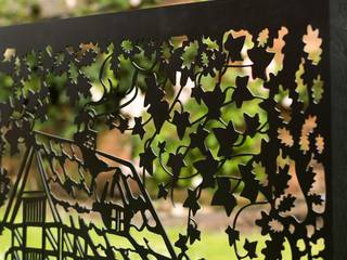 Cottage Design Patio Screen or Fence Panel, Logi Engineering Limited Logi Engineering Limited Country style garden Iron/Steel