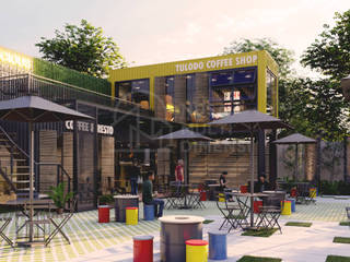 Desain Coffee Shop Tulodo Depok, PT NUSA MULTI DIMENSI PT NUSA MULTI DIMENSI Rumah tinggal