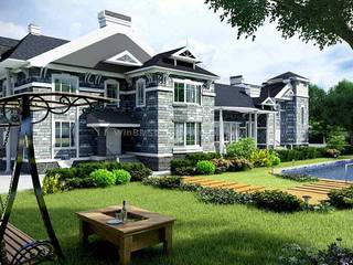 Architectural 3D Rendering, WinBizSolutionsIndia WinBizSolutionsIndia Bungalow