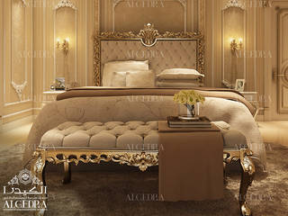 Luxury bedroom design in Abu Dhabi, Algedra Interior Design Algedra Interior Design Camera da letto in stile classico