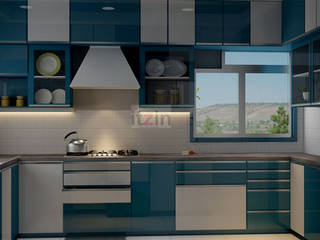 Dream Makeovers for 2BHK Projects, Itzin World Designs Itzin World Designs Modern kitchen