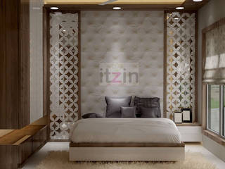Dream Makeovers for 2BHK Projects, Itzin World Designs Itzin World Designs Modern style bedroom