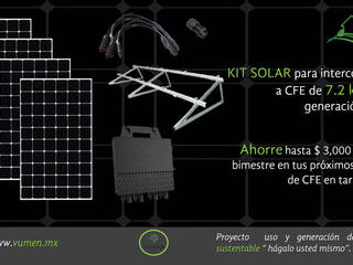 Kits solar Vumen, Vumen mx Vumen mx Telhados