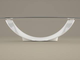 Tavolino da salotto Adone, DABLEC di Tiziano Moletta DABLEC di Tiziano Moletta Modern living room Glass White