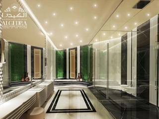 Villa bathroom design in Dubai, Algedra Interior Design Algedra Interior Design モダンスタイルの お風呂