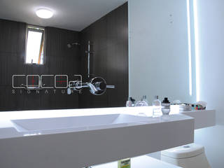 Baño Salama 602, Lindavista, CDMX, COCOA COCOA 現代浴室設計點子、靈感&圖片