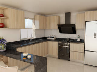 Cocina clasica, Arquydesign Arquydesign Cozinhas clássicas Madeira Efeito de madeira