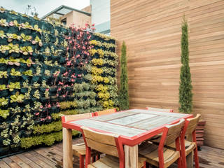 Apartamento 106, Arquitecto Santiago Rodriguez Arquitecto Santiago Rodriguez Industrialer Balkon, Veranda & Terrasse