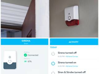 Seguridad Hogar Inteligente, Adriana Correa Diseño Inteligente Adriana Correa Diseño Inteligente Moderne gangen, hallen & trappenhuizen