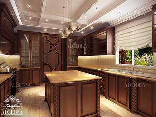 Modern villa kitchen design in Fujairah, Algedra Interior Design Algedra Interior Design Modern kitchen