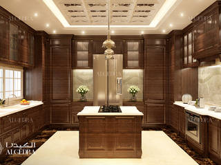 Modern villa kitchen design in Fujairah, Algedra Interior Design Algedra Interior Design Kitchen