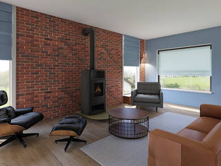 Multi purpose family living, Digital interior designer Digital interior designer Scandinavian style living room