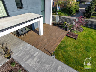 Taras przed domem, Lenta Lenta Modern Terrace