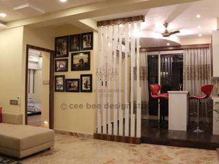 Beautiful Contemporary Indian Apartment Design, Cee Bee Design Studio Cee Bee Design Studio Modern living room