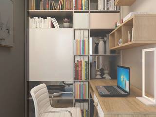 HOME OFFICE, Saory Tengan Saory Tengan Scandinavian style study/office