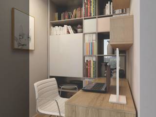 HOME OFFICE, Saory Tengan Saory Tengan Scandinavian style study/office