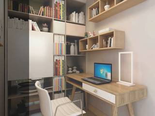 HOME OFFICE, Saory Tengan Saory Tengan Scandinavian style study/office