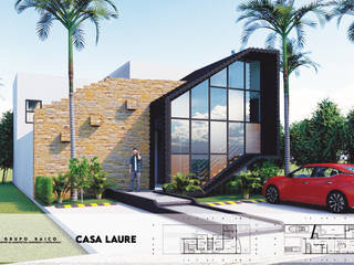 Proyecto Casa Laure, Grupo baico Grupo baico Casas unifamiliares Aluminio/Cinc