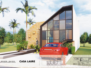 Proyecto Casa Laure, Grupo baico Grupo baico Casas unifamiliares Aluminio/Cinc