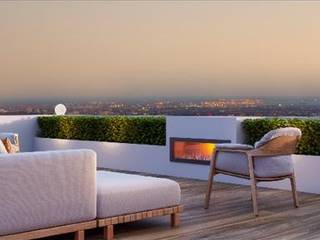 İzmit kartepe otel teras çalışması, ny design works ny design works Balcones y terrazas de estilo minimalista