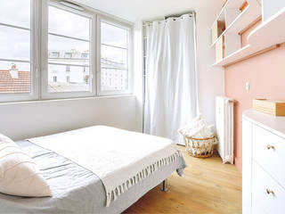 Rénovation complète Appartement Scandinave, GRAM Architecture & Design GRAM Architecture & Design Modern style bedroom