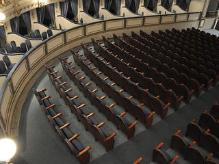 Moqueta Interface en Teatro Cervantes de Málaga, Gala decoración Gala decoración Modern living room