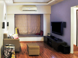 Residence at Wadala, Dhruva Samal & Associates Dhruva Samal & Associates ห้องนั่งเล่น