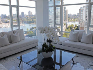 Luxury Penthouse Renovation, Northern Alpine Contracting Ltd Northern Alpine Contracting Ltd Salones de estilo moderno