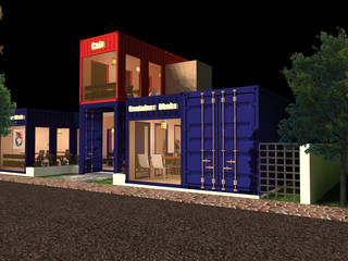 Container Dhaba, Gurooji Designs Gurooji Designs Commercial spaces