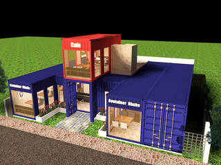 Container Dhaba, Gurooji Designs Gurooji Designs Commercial spaces