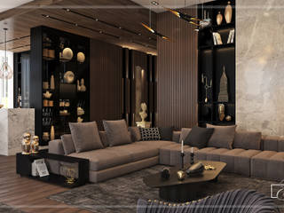 Interior Design - Katameya, GAF Design Studio GAF Design Studio Phòng khách