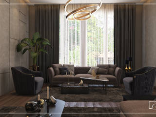 Interior Design - Katameya, GAF Design Studio GAF Design Studio Livings de estilo moderno
