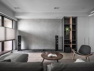 紳．遂《山璞翰林富苑》, 極簡室內設計 Simple Design Studio 極簡室內設計 Simple Design Studio Modern living room