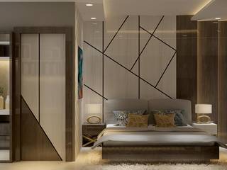 Dream Home Spaces- 3BHK Project in Kolkata, Itzin World Designs Itzin World Designs Modern style bedroom