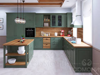 Кухня Энфилд, Гармония Мебель Гармония Мебель Kitchen MDF