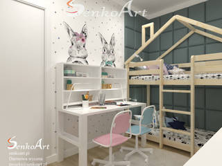 Aranżacja Pokoju Dziecięcego w Nowoczesnym Stylu, Senkoart Design Senkoart Design Modern nursery/kids room