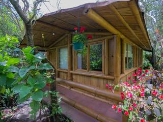 CABAÑA CAMPESTRE, CONSTRUIMOS CABAÑAS GUTIERETZ CONSTRUIMOS CABAÑAS GUTIERETZ Casas campestres Bambú Verde