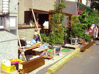 瞞著爹空間設計(師大店) Japanese restaurant design, May kong 美空設計 May kong 美空設計 Bedrijfsruimten Massief hout Bont