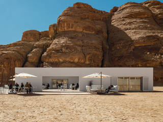 Desert X AlUla Visitor Centre , KWY.studio KWY.studio Commercial spaces Bê tông