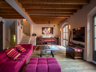 Tendenze eclettiche, studio ferlazzo natoli studio ferlazzo natoli Eclectic style living room