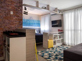 studio, 2d arquitetura 2d arquitetura Modern Çalışma Odası