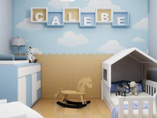 Quarto Calebe, Bless Arquitetura & Interiores Bless Arquitetura & Interiores Baby room