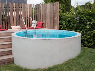 Unieke outdoor concepten - plunge pool, Project Copyright bvba Project Copyright bvba Garden Pool Concrete