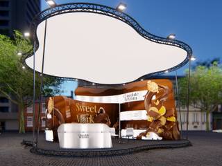 NEO Outdoor Cafe, Modular Glass System NEO Modular Glass System NEO Espacios comerciales Vidrio